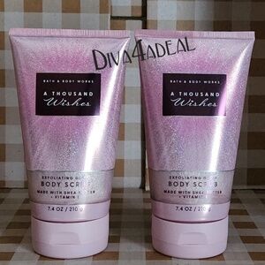 2X Bath & Body Works THOUSAND WISHES Body Scrubs